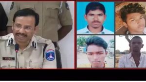 Telangana misdemeanor case: Encounter of four accused fleeing by firing on police